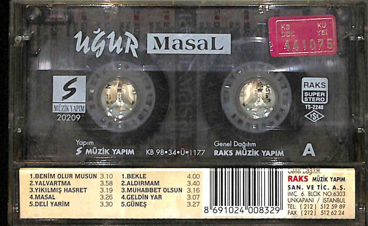 Uğur - Masal Kaset (İkinci El) KST28348 - 2