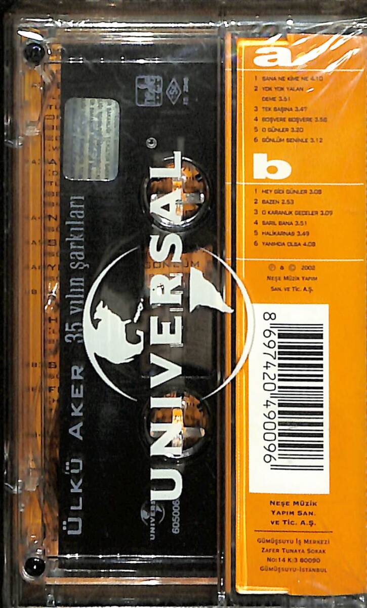 Ülkü Aker - 35 Yılın Şarkıları Kaset (Sıfır) KST28444 - 2