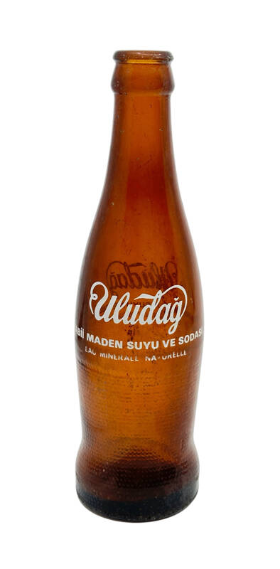 Uludağ Maden Suyu Şişesi – Eski Cam Şişe CMK1078 - 1