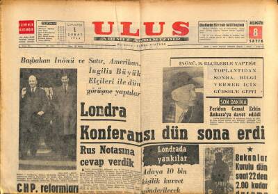 Ulus Gazetesi 1 Şubat 1964 - İtalya Türkiyeye Makina Satmak İstiyor GZ90379 - 1