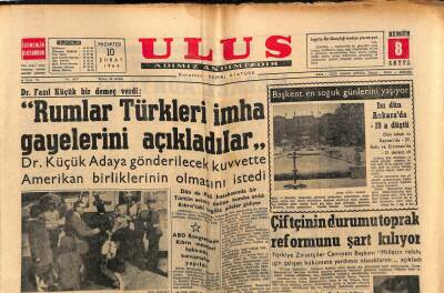 Ulus Gazetesi 10 Şubat 1964 - İstanbulda Suni Gaz Sıkıntısı Yaratanlar Cezalandırılacak GZ90373 - 1