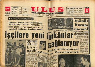 Ulus Gazetesi 19 Mart 1964 - Çağlayangil 160 Binlik Daireyi Nasıl Aldı ? GZ91032 - 1