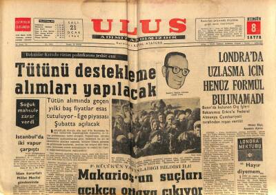 Ulus Gazetesi 21 Ocak 1964 - Londrada Uzlaşma İçin Henüz Formül Bulunamadı GZ90357 - 1