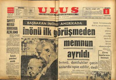 Ulus Gazetesi 23 Haziran 1964 - Kars Ve İstanbulda Modern Süt Fabrikaları Kurulacak GZ91056 - 1