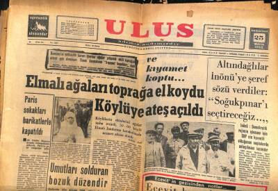 Ulus Gazetesi 25 Mayıs 1988 - Elmalı Ağaları Toprağa El Koydu , Köylüye Ateş Açıldı GZ86054 - 1