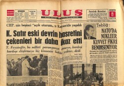 Ulus Gazetesi 25 Nisan 1963 - Fenerbahçe Ve Galatasaray Golsüz Berabere Kaldı - Süreyya Sinema Yıldızı Olabilir Mi GZ148574 - 1
