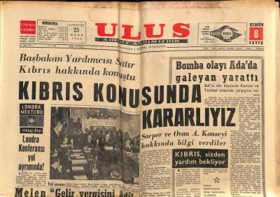 Ulus Gazetesi 25 Ocak 1964 - Prenses Margaret Ucuzluk Pazarında GZ90361 - 1