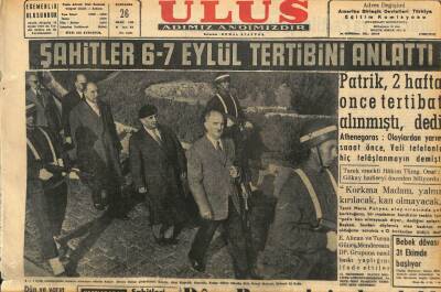 Ulus Gazetesi 26 Ekim 1960 - Şahitler 67 Eylül Tertibini Anlattı GZ110132 - 1