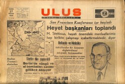 Ulus Gazetesi 27 Nisan 1945 - Bremenin Yarısı Dün İşgal Edildi GZ71241 - 2