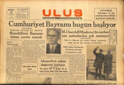 Ulus Gazetesi 28 Ekim 1944 - Memurlara Sabun Dağıtımı Başlıyor GZ71233 - 2