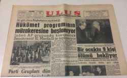 Ulus Gazetesi 29 Kasım 1961 - Futbol Federasyonu Yarın Toplanacak - GZ15513 - 2