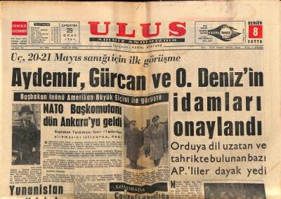 Ulus Gazetesi 29 Ocak 1964 - Türk-İş Kıbrısa Ekip Gönderiyor GZ91085 - 1