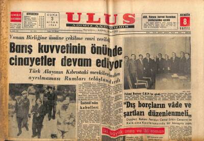 Ulus Gazetesi 3 Nisan 1964 - Brezilya Başkanı Kendine Bağlı Kuvvetlere Sığındı GZ91082 - 1