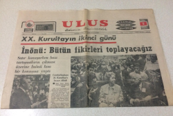 Ulus Gazetesi 5 Temmuz 1970 - İnönüBütün Fikirleri Toplayacağız - GZ15519 - 1