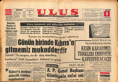 Ulus Gazetesi 6 Haziran 1964 - Güney Korede Dün 300 Kişi Tevkif Edildi GZ91091 - 1