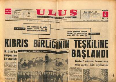 Ulus Gazetesi 6 Mart 1964 - DSİnin Sadece Antalyaya Yatırımı 42 Milyon Lira GZ90344 - 1