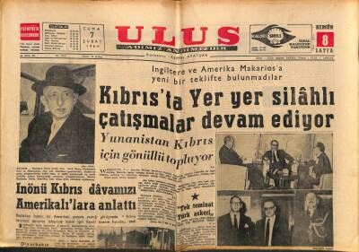 Ulus Gazetesi 7 Şubat 1964 - Egede Tütün Piyasası Açıldı GZ90370 - 1