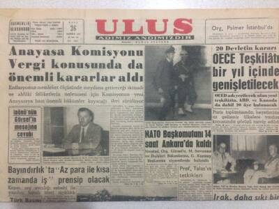 Ulus Gazetesi (Ciltten Çıkma) 26 Temmuz 1960 - Yeni Bir Kesik Baş Cinayeti GZ50809 - 1