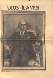 Ulus Gazetesi İsmet İnönü İlavesi 16 Temmuz 1944 - İsmet İnönü Özel GZ134708 - 1