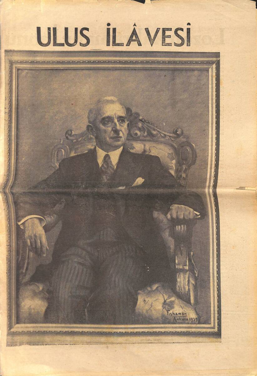 Ulus Gazetesi İsmet İnönü İlavesi 16 Temmuz 1944 - İsmet İnönü Özel GZ134708 - 1