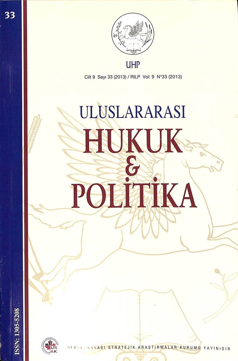Uluslararası Hukuk Ve Politika Cilt 9 Sayı 33 NDR91866 - 1