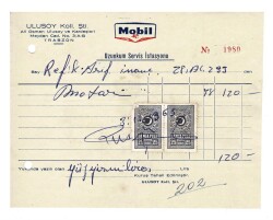 Ulusoy Kollektif Şir. Uzunkum Servis İstasyonu Fatura EFM554 - Gökçekoleksiyon