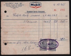 Ulusoy Kollektif Şirketi Mobil Uzunkum İstasyonu Fatura EFM517 - Gökçekoleksiyon