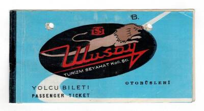 Ulusoy Turizim Seyahat Koll. Şti. Otobüsleri Yolcu Bileti EFM1256 - 1