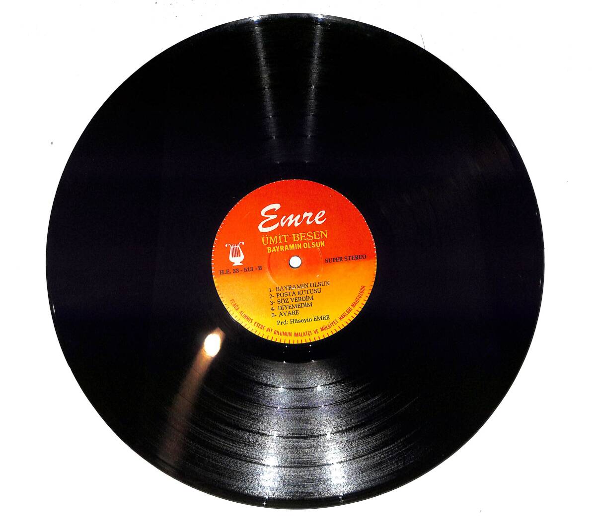 Ümit Besen – Bayramın Olsun LP PLAK (10/8.5) (VG++) PLK26467 - 3