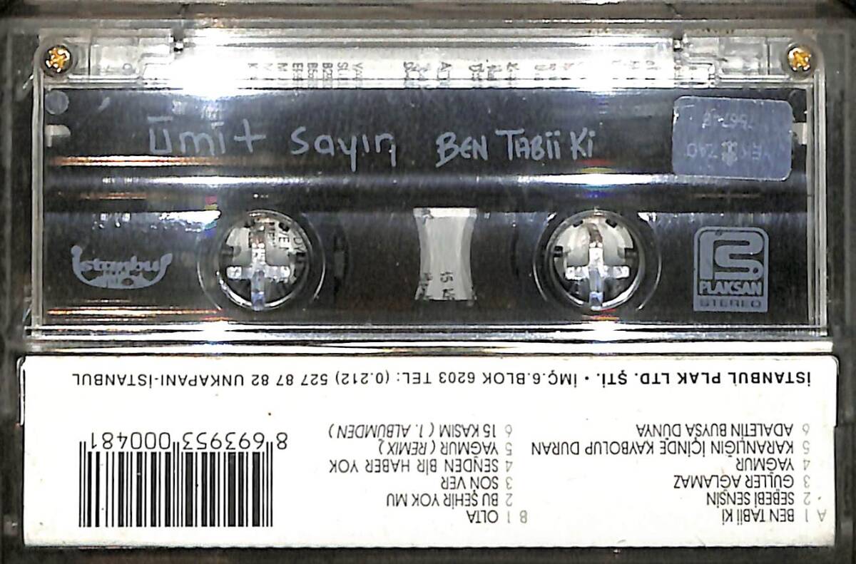 Ümit Sayın - Ben Tabii Ki Kaset (İkinci El Kaset) KST29530 - 2