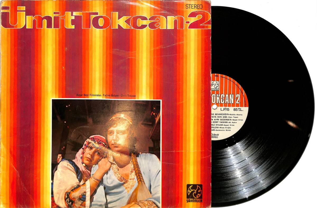 Ümit Tokcan -2 LP PLAK (Ne Sevdiğin Belli Ne Sevmediğin) (10/8.5) PLK25929 - 3
