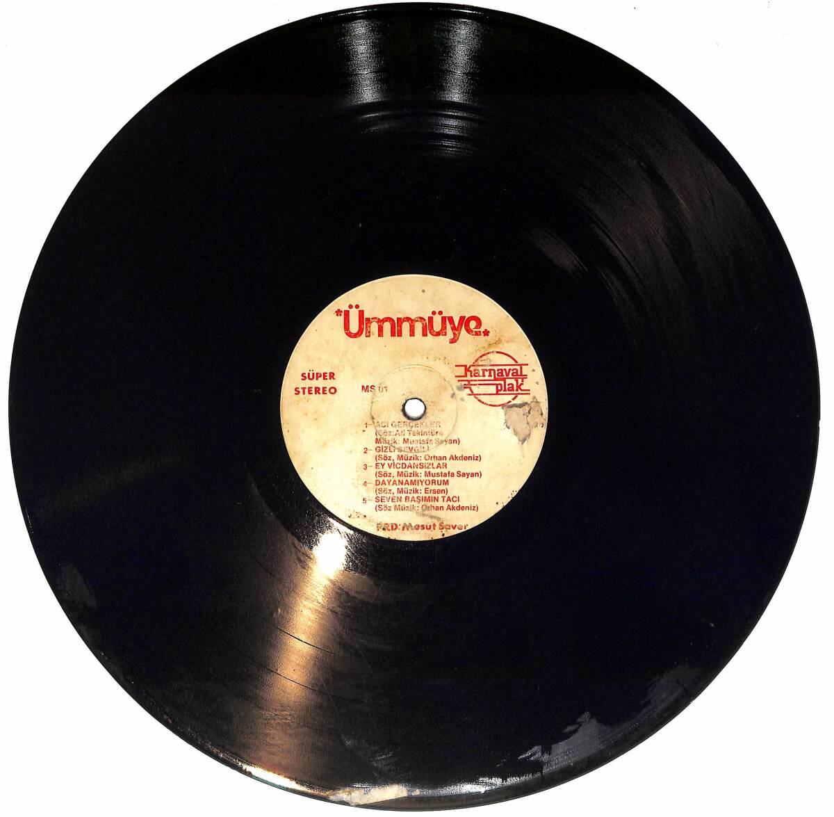 Ümmüye - Duygularım LP PLAK (Açıklamayı Okuyunuz) PLK26625 - 1