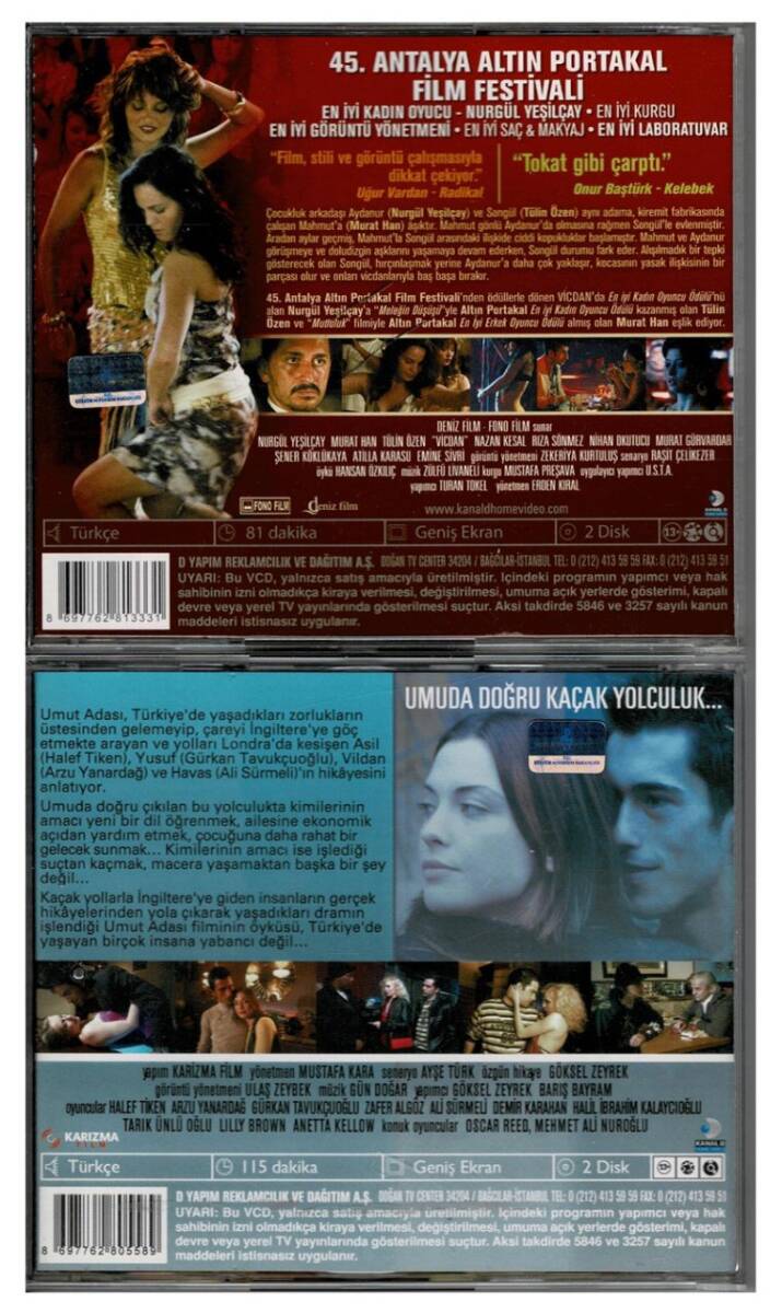 Umut Adası Vicdan 2 Adet VCD Film VCD245 - 2