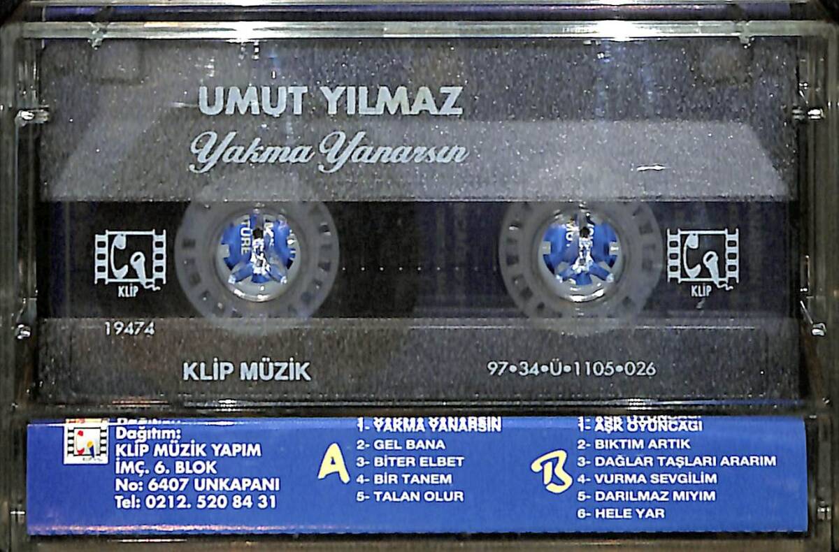 Umut Yılmaz - Yakma Yanarsın Kaset (İkinci El) KST26853 - 2
