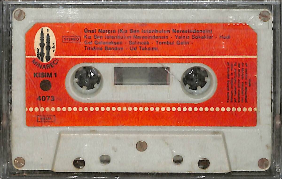 Ünal Narçın - Kız Sen İstanbul'un Neresindensin Kaset (Minareci Alman Baskı - İkinci El) KST27954 - 1