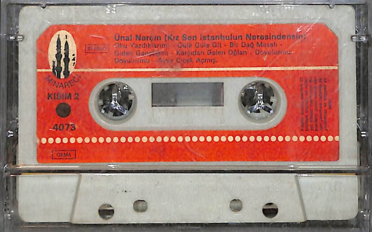 Ünal Narçın - Kız Sen İstanbul'un Neresindensin Kaset (Minareci Alman Baskı - İkinci El) KST27954 - 2