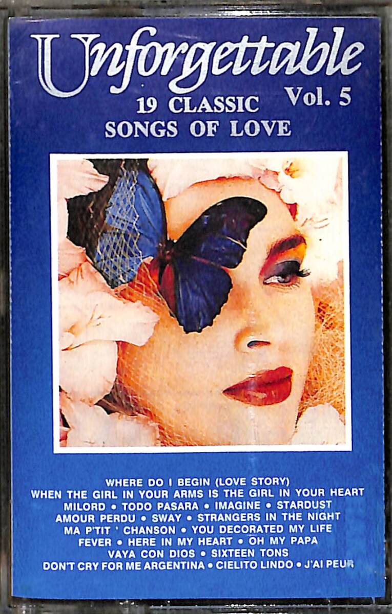 Unforgettable 19 Classic Vol.5 Songs Of Love Kaset (İkinci El Kaset) KST29797 - 1