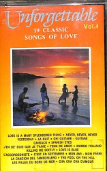  Unforgettable Vol. 4 - 19 Classic Songs of Love Kaset (İkinci El Kaset) KST29794 - Gökçekoleksiyon