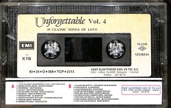  Unforgettable Vol. 4 - 19 Classic Songs of Love Kaset (İkinci El Kaset) KST29794 - 2