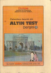 Üniversiteye Hazırlık İçin Altın Test Dergisi Sayı 10 NDR83171 - Gökçekoleksiyon