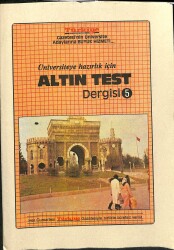 Üniversiteye Hazırlık İçin Altın Test Dergisi Sayı 5 NDR83176 - Gökçekoleksiyon