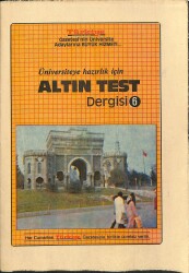 Üniversiteye Hazırlık İçin Altın Test Dergisi Sayı 6 NDR83175 - Gökçekoleksiyon
