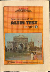 Üniversiteye Hazırlık İçin Altın Test Dergisi Sayı 9 NDR83172 - Gökçekoleksiyon