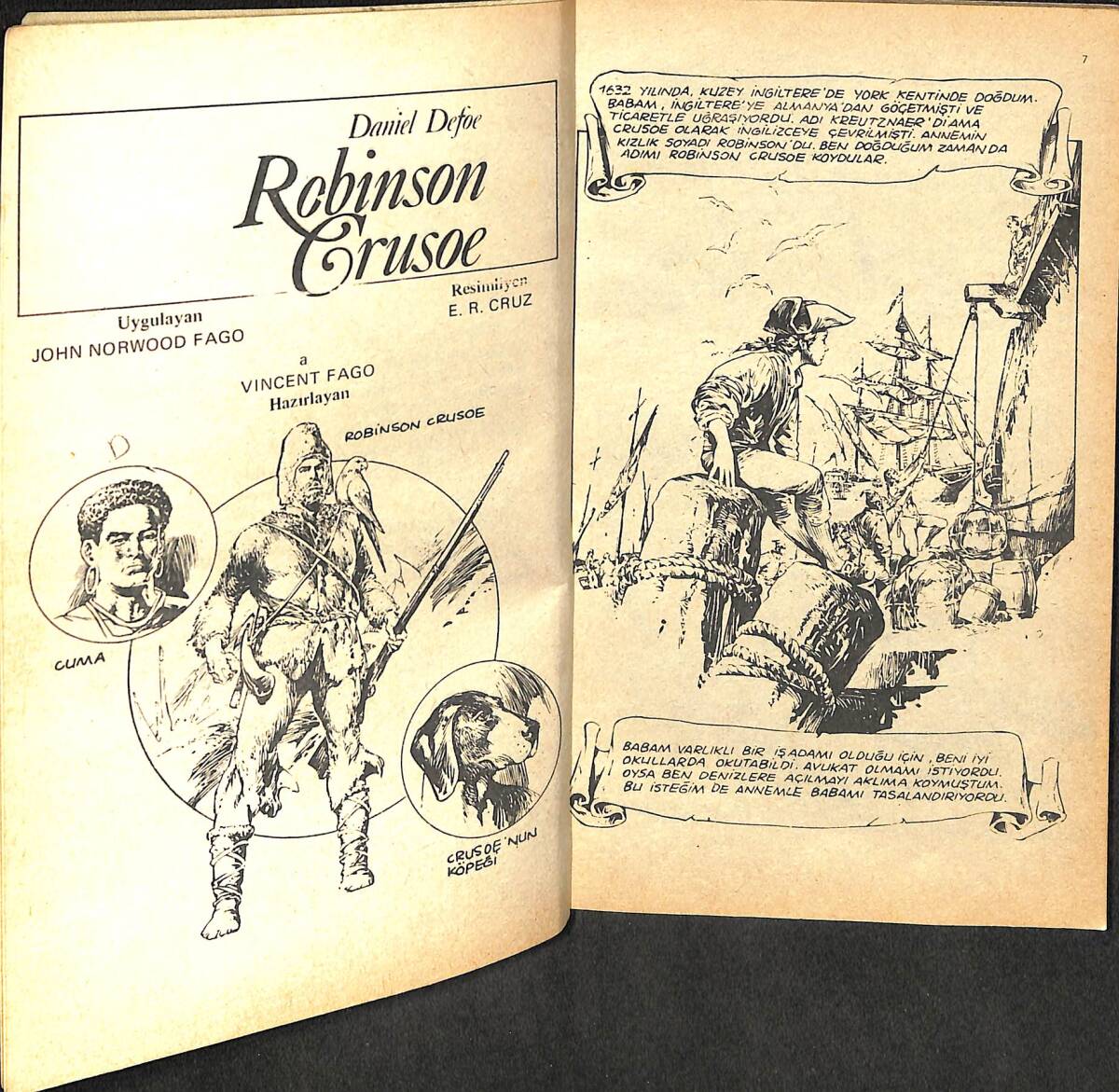 Ünlü Resimli Romanlar Dizisi - Robinson Crusoe NDR100131 - 2