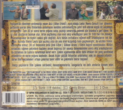 Unutulmayanlar (Altan Erkekli, Haldun Dormen) VCD Film VCD11079 - 2