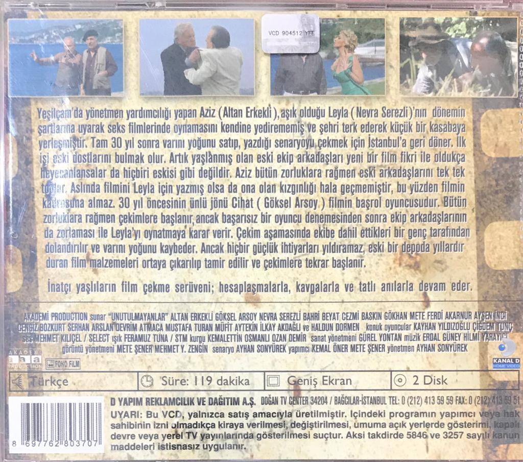 Unutulmayanlar VCD Film VCD13317 - 2