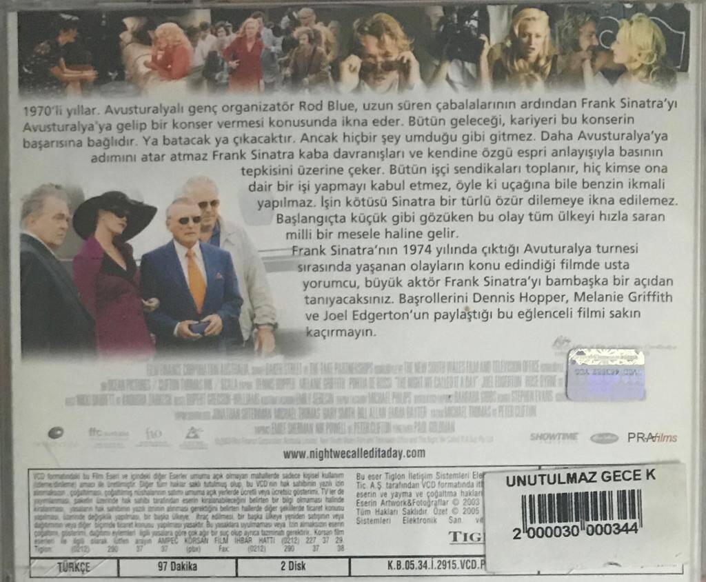 Unutulmaz Gece VCD Film VCD5658 - 2