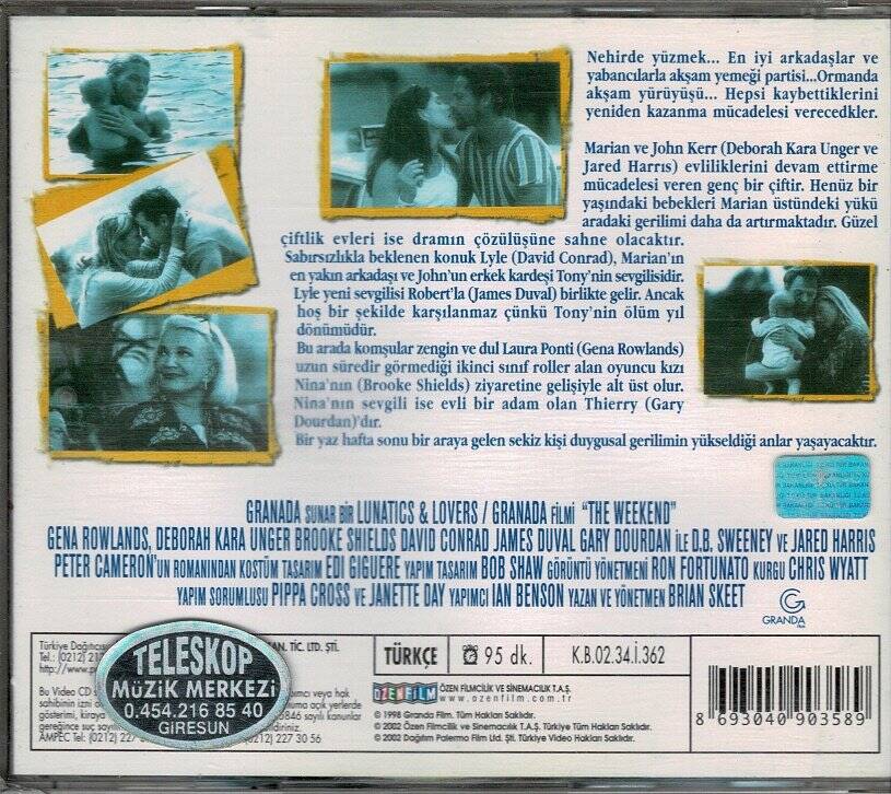 Unutulmaz Hafta Sonu VCD Film VCD10002 - 2
