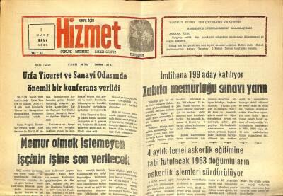 Urfa İçin Hizmet 1 Mart 1983 - Urfa Ticaret Ve Sanayi Odasında Önemli Bir Konferans Verildi GZ122398 - 1