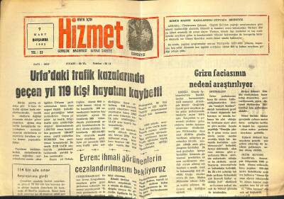 Urfa İçin Hizmet 9 Mart 1983 - Grizu Faciasının Nedeni Araştırılıyor GZ122404 - 1